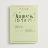 "News!" - Wedding Invitations in Kiwi by Claudia Orengo - Front