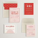 "News!" - Wedding Invitations in Strawberry by Claudia Orengo - Invitation Suite