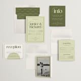 "News!" - Wedding Invitations in Kiwi by Claudia Orengo - Invitation Suite