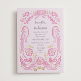 "Santa Catalina" - Wedding Invitations in Berry Pink by Ani Somi - Front
