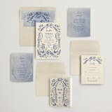 "Santa Catalina" - Wedding Invitations in Marseille Bleu by Ani Somi - Invitation Suite