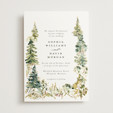 "Great Outdoors" - Wedding Invitations in Forest by Petra Kern - Front