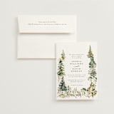 "Great Outdoors" - Wedding Invitations in Forest by Petra Kern - Invitation with Envelope