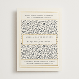 "Hansen" - Wedding Invitations in Almond by Stephanie Hawkes - Front