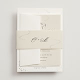 "Disney's Cinderella Castle" - Wedding Invitations in Magic by Kelly Schmidt - Assembled with Belly Band