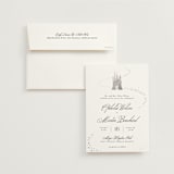 "Disney's Cinderella Castle" - Wedding Invitations in Magic by Kelly Schmidt - Invitation with Envelope