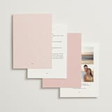 "Disney's Minimal Mickey Mouse" - Wedding Invitations in Celebration by Jennifer Postorino - Back of Card Options