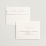 "Disney's Minimal Mickey Mouse" - Wedding Invitations in Celebration by Jennifer Postorino - FREE Recipient Addressing