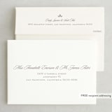 "Cascade" - Wedding Invitations in Mist by Lori Wemple - FREE Recipient Addressing