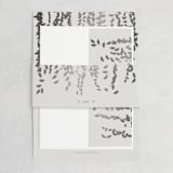 "Cascade" - Wedding Invitations in Mist by Lori Wemple - Assembled