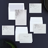 "Cascade" - Wedding Invitations in Mist by Lori Wemple - Invitation Suite