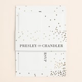 "Thrilling" - Wedding Invitations in Snow by Design Lotus - Assembled