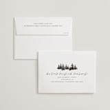 "Vista" - Wedding Invitations in Fallen Snow by Robin Ott - FREE Recipient Addressing