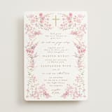 "meadow cross" - Wedding Invitations in Spring by Phrosné Barwood - Front