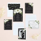 "Garden Blooms" - Wedding Invitations in Ivory by Susan Moyal - Invitation Suite