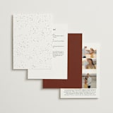 "Brooklyn Bridge" - Wedding Invitations in Chiffon by Cass Loh - Back of Card Options