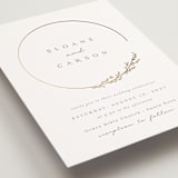 "Branched" - Wedding Invitations in Chiffon by Brianne Larsen - Detail