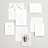 "Branched" - Wedding Invitations in Chiffon by Brianne Larsen - Invitation Suite