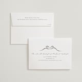 "Bow" - Wedding Invitations in Tuxedo by Corinne Malesic - FREE Recipient Addressing