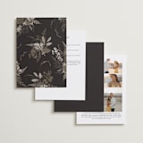 "Garden" - Wedding Invitations in Mahogany by Leah Bisch - Back of Card Options