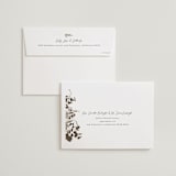 "Garden" - Wedding Invitations in Mahogany by Leah Bisch - FREE Recipient Addressing