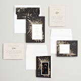 "Garden" - Wedding Invitations in Mahogany by Leah Bisch - Invitation Suite