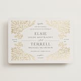 "Baroque" - Wedding Invitations in Cream by Jen Owens - Front