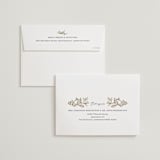 "Baroque" - Wedding Invitations in Cream by Jen Owens - FREE Recipient Addressing