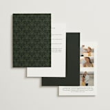 "Embellished" - Wedding Invitations in Buttercup by Jen Owens - Back of Card Options