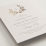 "Natural Monogram" - Wedding Invitations in Porcelain by Jennifer Postorino - Detail