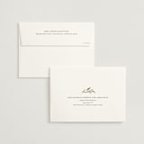 "Natural Monogram" - Wedding Invitations in Porcelain by Jennifer Postorino - FREE Recipient Addressing