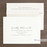 "Sparkle + Shine" - Wedding Invitations in Golden by Kristie Kern - FREE Recipient Addressing