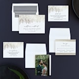 "Sparkle + Shine" - Wedding Invitations in Golden by Kristie Kern - Invitation Suite