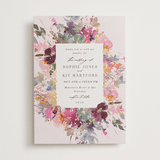 "Fleur" - Wedding Invitations in Blush by Lori Wemple - Front