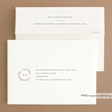 "Tradition" - Wedding Invitations in Almond by Leah Bisch - FREE Recipient Addressing