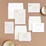 "Tradition" - Wedding Invitations in Almond by Leah Bisch - Invitation Suite