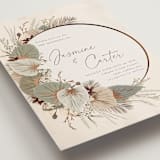 "Jasmine" - Wedding Invitations in Dusk by Susan Moyal - Detail