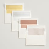 "Jasmine" - Wedding Invitations in Dusk by Susan Moyal - Envelope Liner Options
