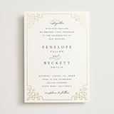 "Intertwined" - Wedding Invitations in Pearl by Janean Hinger - Front