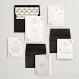 "Intertwined" - Wedding Invitations in Pearl by Janean Hinger - Invitation Suite
