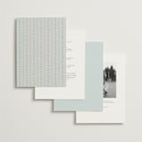 "Castle" - Wedding Invitations in Hummingbird by Claudia Orengo - Back of Card Options