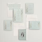 "Castle" - Wedding Invitations in Hummingbird by Claudia Orengo - Invitation Suite