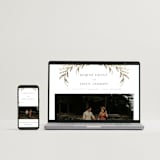"KEIRAH" - Wedding Invitations in Pearl by Melanie Kosuge - FREE Wedding Website