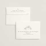 "KEIRAH" - Wedding Invitations in Pearl by Melanie Kosuge - FREE Recipient Addressing
