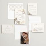 "KEIRAH" - Wedding Invitations in Pearl by Melanie Kosuge - Invitation Suite