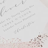 "Sparkling Champagne" - Wedding Invitations in Blush by Kristie Kern - Close-Up