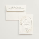 "Bianca" - Wedding Invitations in Ink by Kristie Kern - Invitation with Envelope