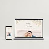 "Royalty" - Wedding Invitations in Cream by Jen Owens - FREE Wedding Website