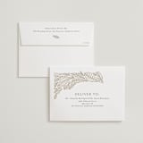 "Royalty" - Wedding Invitations in Cream by Jen Owens - FREE Recipient Addressing