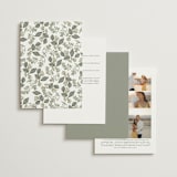"Country Garden" - Wedding Invitations in Verdant by Susan Moyal - Back of Card Options